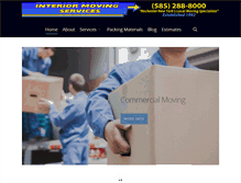 Tablet Screenshot of interiormoving.com
